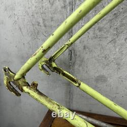 Vintage Schwinn Wasp Frame Set Step Through Klunker Girls Balloon Tire Bike D1