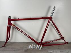 Vintage Schwinn Word 53c Double Butter Road Bike Frame Set