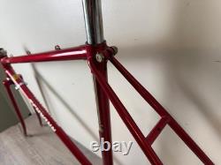 Vintage Schwinn Word 53c Double Butter Road Bike Frame Set