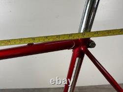 Vintage Schwinn Word 53c Double Butter Road Bike Frame Set