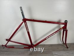 Vintage Schwinn Word 53c Double Butter Road Bike Frame Set