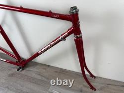Vintage Schwinn Word 53c Double Butter Road Bike Frame Set