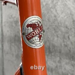 Vintage Schwinn World Voyageur Frame Set 58cm Road Bike 4130 1970s