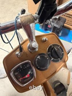 Vintage Schwinn XR-7 Exercise Bike Harvest Gold Speedometer Timer Work