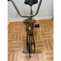 Vintage Schwinn XR-7 Vintage Exercise Bike Gold Stationary Bicycle CAN SHIP