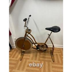 Vintage Schwinn XR-7 Vintage Exercise Bike Gold Stationary Bicycle CAN SHIP