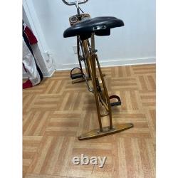 Vintage Schwinn XR-7 Vintage Exercise Bike Gold Stationary Bicycle CAN SHIP