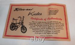 Vintage Schwinn Xonex'69 Orange Krate 1/6 Scale Bicycle COA Original Box