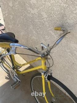 Vintage Schwinn Yellow Super Sport Bicycle 1972