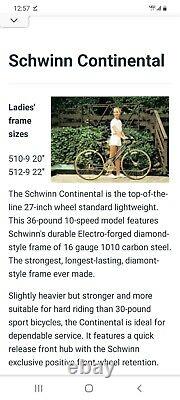 Vintage Schwinn bicycle Made in the USA