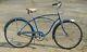 Vintage Schwinn Bicycle Rare 1954 Tiger 3spd Good Og Dark Blue Paint