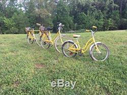 Vintage Schwinn bicycle set