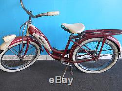 Vintage Schwinn girl 20 Starlet Bicycle 1954-56 Skiptooth