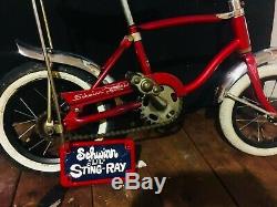 Vintage Schwinn lil tiger with Kickstand Collectable rare1967 Stingray bicycle
