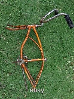 Vintage Schwinn stingray bicycle frame- Coppertone