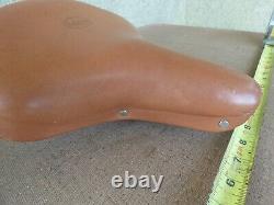 Vintage Scripted Schwinn Centennial Phantom Leather Seat Saddle