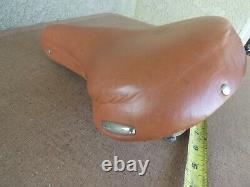 Vintage Scripted Schwinn Centennial Phantom Leather Seat Saddle