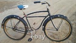 Vintage Skip Tooth Schwinn Admiral Full Size Adult Cruiser Bicycle New Departure