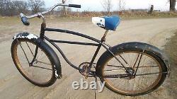 Vintage Skip Tooth Schwinn Admiral Full Size Adult Cruiser Bicycle New Departure