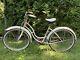 Vintage Starlet White Coral B. F. Goodrich Schwinn Bicycle 1950s