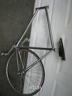 Vintage Track Bike FOR Parts SCHWINN Fixed Gear 60cm CHROME FRAME SEE TREK N