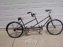 Vintage Twin Schwinn Tandem Bicycle, original