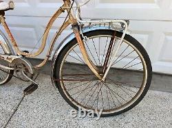 Vintage Unrestored Schwinn Fair Lady Girls 26'' S7 Bicycle Bike