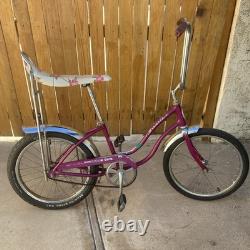 Vintage Violet 1970 Schwinn Stingray SLIK CHIK 20 Bicycle