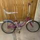 Vintage Violet 1970 Schwinn Stingray Slik Chik 20 Bicycle