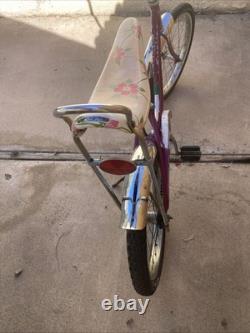Vintage Violet 1970 Schwinn Stingray SLIK CHIK 20 Bicycle