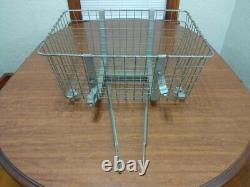 Vintage Wald Schwinn Bicycle Cycle Large Front Basket with Brackets 21 x 15 x 10