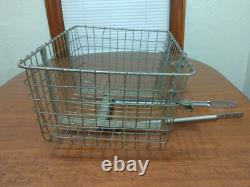 Vintage Wald Schwinn Bicycle Cycle Large Front Basket with Brackets 21 x 15 x 10