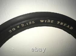 Vintage White LetterSchwinn Stingray Krate rear SLIK original 20 X 2.125 tire