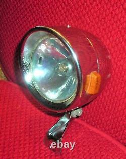 Vintage Working Schwinn Bicycle Krate Pumpkin Ball Head Light