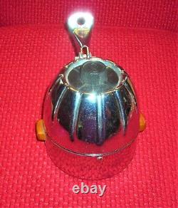 Vintage Working Schwinn Bicycle Krate Pumpkin Ball Head Light