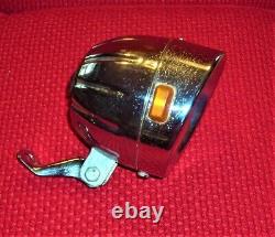 Vintage Working Schwinn Bicycle Krate Pumpkin Ball Head Light