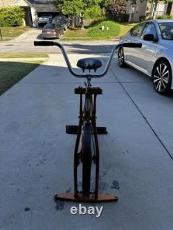 Vintage Working Schwinn Exerciser Exercise Bike Clean Coppertone. Excellent Cond