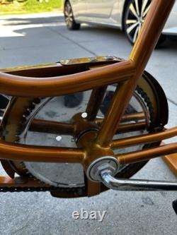 Vintage Working Schwinn Exerciser Exercise Bike Clean Coppertone. Excellent Cond