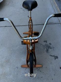 Vintage Working Schwinn Exerciser Exercise Bike Clean Coppertone. Excellent Cond