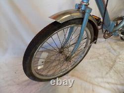 Vintage Worksman Folding Bike Camping/compact Commuter Bicycle Raleigh USA 70s