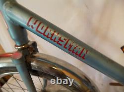 Vintage Worksman Folding Bike Camping/compact Commuter Bicycle Raleigh USA 70s