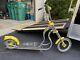 Vintage Yellow Schwinn Stingray Scooter Complete Chopper Tires Decals Forks