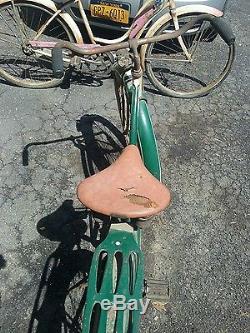 Vintage antique Schwinn BF Goodrich ladies original paint pre-war Bicycle