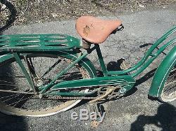 Vintage antique Schwinn BF Goodrich ladies original paint pre-war Bicycle