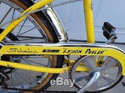 Vintage early 1973 Schwinn Stingray Lemon Peeler Bicycle