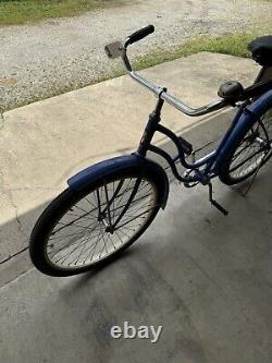 Vintage original SCHWINN SPITFIRE 1946-47 Blue Girls bicycle H44943 Pre-fire