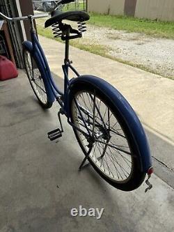 Vintage original SCHWINN SPITFIRE 1946-47 Blue Girls bicycle H44943 Pre-fire