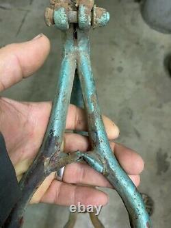 Vintage prewar Bike Frame Rear Dropout & Fender Repair Schwinn Motorbike Klunker