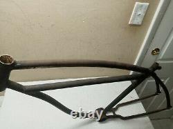 Vintage prewar Schwinn 26 mens Bicycle frame klunker straightbar autocycle dx