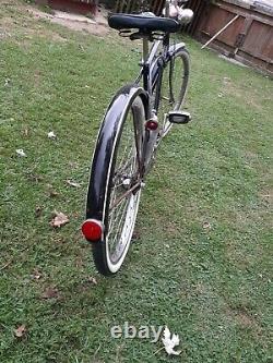 Vintage schwinn bicycle serial no EB15701 0n the drop off bar